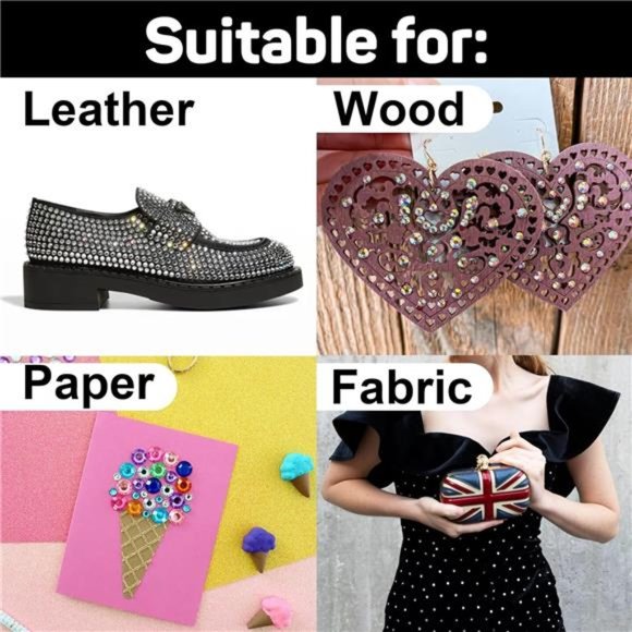 Hotfix ApplicatorTool,BedazzlerKit with HotFix Crystals Rhinestones for Clothing - Picture 6 of 6